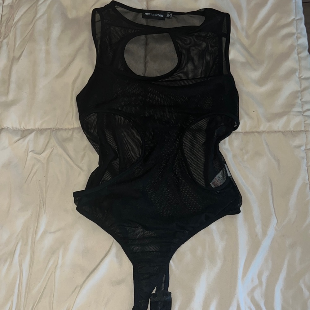 Mesh Black Bodysuit